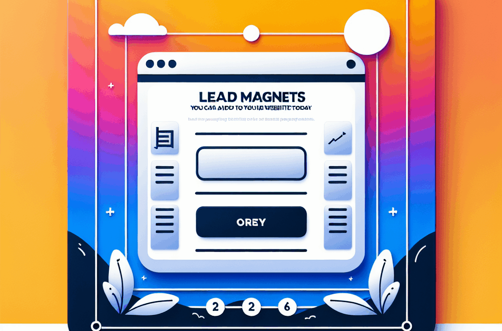 Lead Magnets You Can Add to Your Website Today